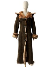 Vintage Real Sheepskin Hooded