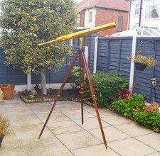 Large telescope and tripod - Armstrong, Manchester.