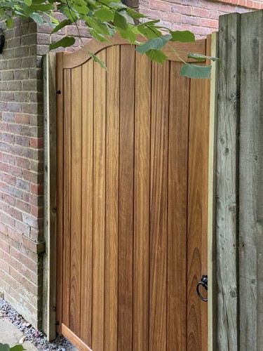 Traditional wooden garden gate - traditional,