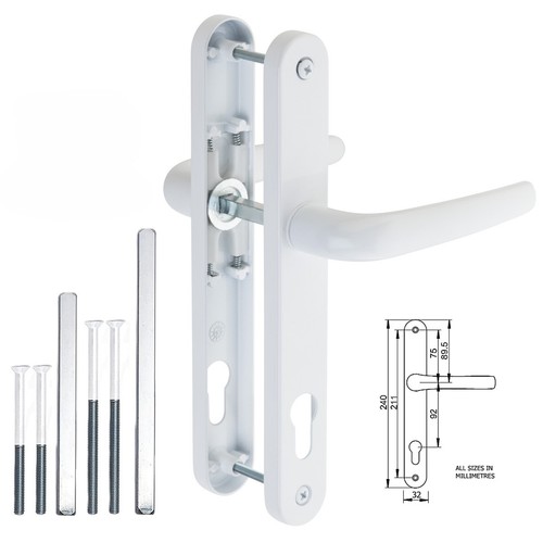 Upvc door handle 92pz - door,
