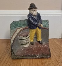 Antique Rare Cast Iron Catboat