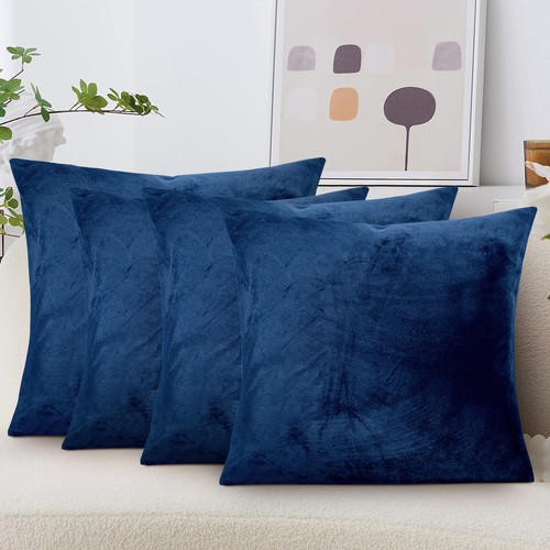 Crushed velvet cushion - cushion, cover