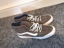 Vans Old Skool High Top Leopard Print Skate Shoes UK5