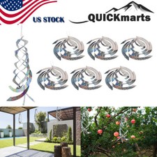 6Pcs Bird Spiral Reflectors