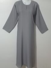 Regular fit Plain Dubai  Abaya, Burqa with Pocket, Round Neck,Nida fabric