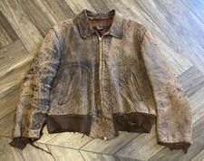 Vintage 30s 40s Leather Jacket