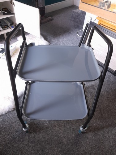 Disabled trolley with - disabled, trays