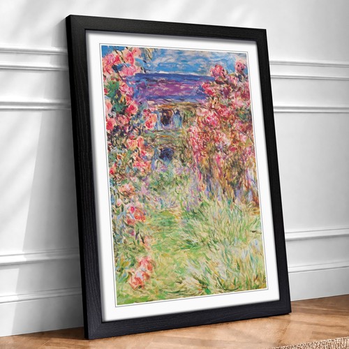 Rose house claude monet - house,