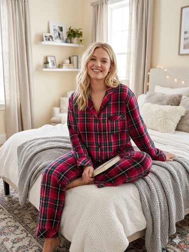 Victorias secret plaid button - victorias,