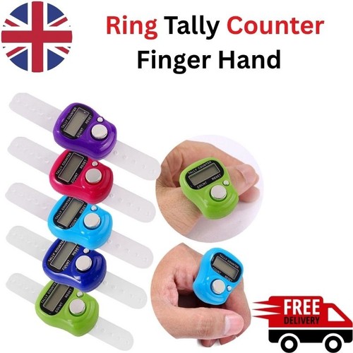Ring tally counter - ring, finger