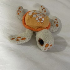 Orange Sea Turtle Plush Teddy 8”