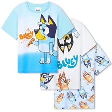 Bluey Boys 3 Pack T-Shirt Crew