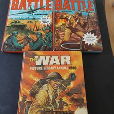 THE BIG BATTLE ANNUAL x 2 plus War Picture Libray 1980