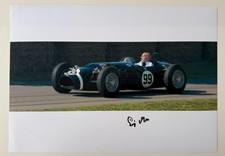 Stirling Moss Hand Signed Autograph Formula 1 1960 Ferguson Climax Project 99