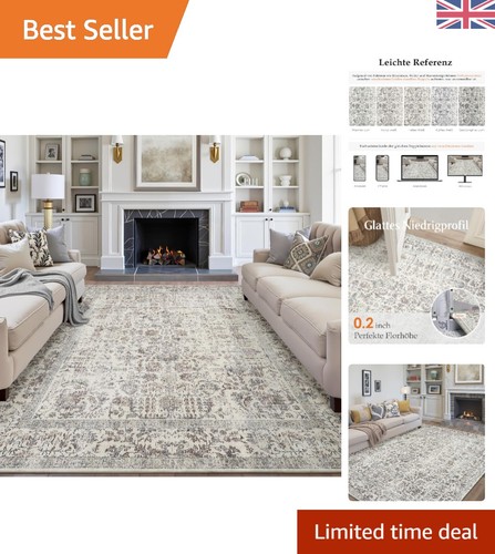 Soft vintage inspired area rug - area,