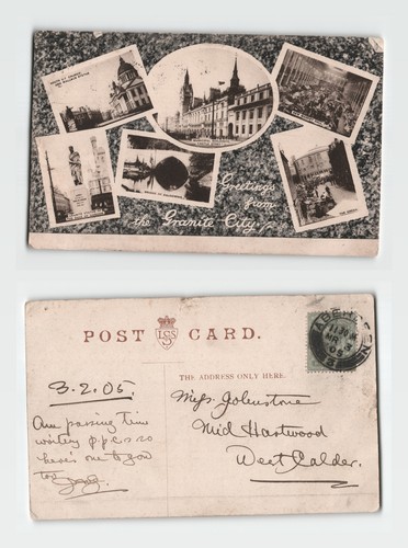 Postcard greetings from - postcard,