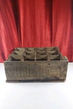 Antique French "Martini & Rosso" Wooden Advertising Crate