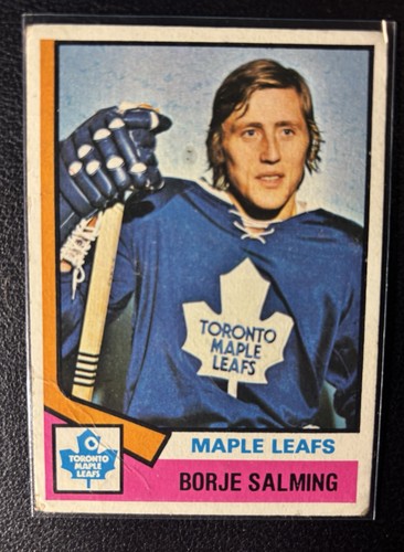 1974 topps borje salming - 1974-75,