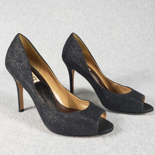 Badgley mischka black glitter - mischka,