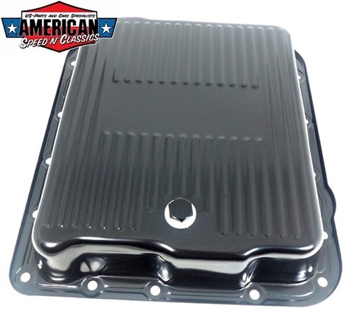 Oil pan th700 black chevrolet - black,