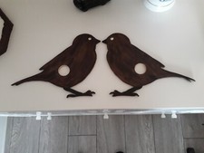   bird  air vent for shed doors / cupboard / summerhouse handmade from wood 