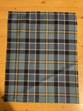 Banff & Buchan Ancient Tartan fabric 100% Wool MediumWeight 42cm X 33cm