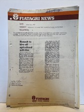Fiatagri News Bulletins Brochure Leaflet T7