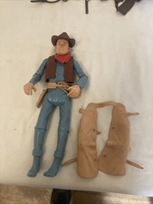 Vintage Cowboy Toy Marx Toys RARE Johnny West Articulated Action Figure 1960s