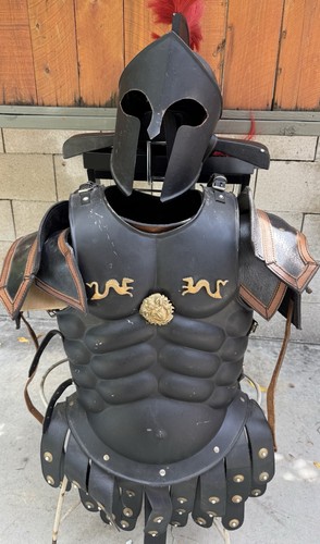 Roman armor helmet - armor, leather