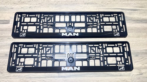 Man truck trailer plate - 2x,