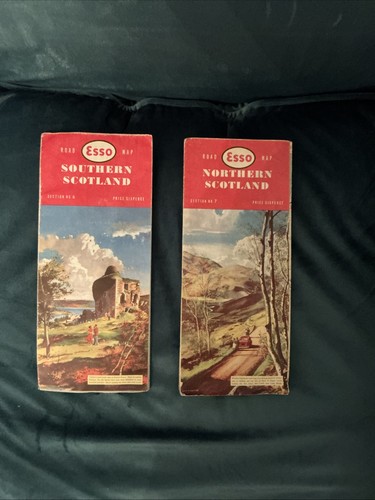 Esso folding paper road - paper, maps