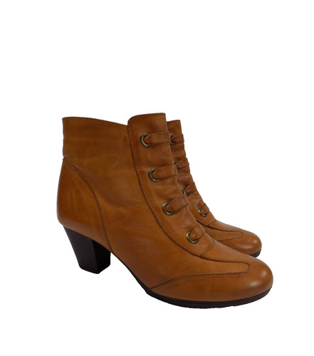 Tan leather boots bellissimo - leather,