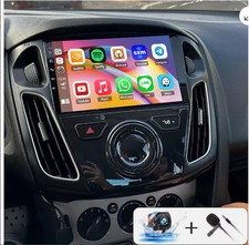 64GB 9" Android 15 Carplay Car Stereo Radio GPS Navi BT For Ford Focus 2012-2018