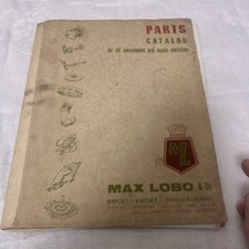 Max Lobo & Co - Pin Ball, Juke Box / Coin Machine Parts Catalog