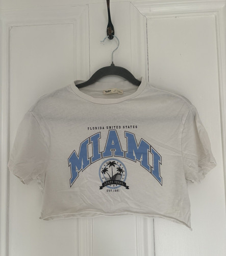 Pull bear white cropped - pull&bear,