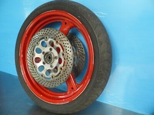 SUZUKI BANDIT GSF 400 1993 93 FRONT WHEEL AND DISCS 110 70 17 J17 3.00 (1918)