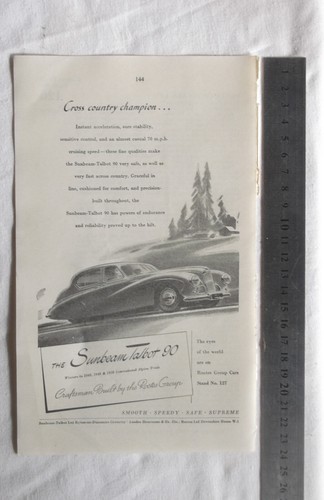 Sunbeam talbot original - sunbeam,