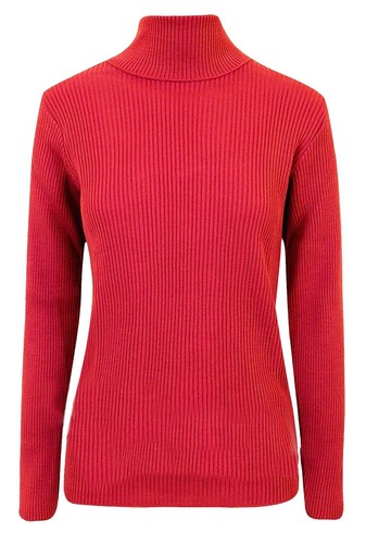 Women ribbed polo turtle - women's,