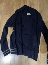 mens cardigan in navy blue