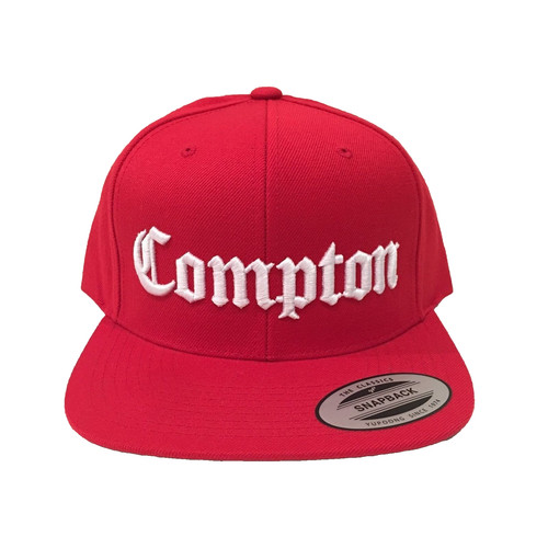 Compton snapback hat - hat, 3d