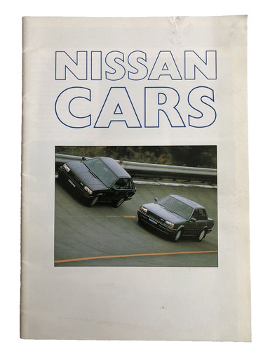 Nissan cars brochure 1987 - cars,