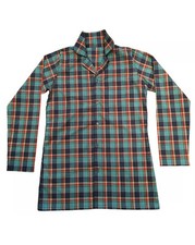 Men 100% Cotton Button Up Long