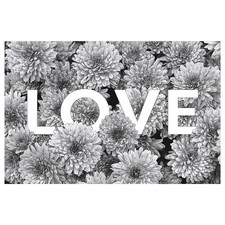 Ikea Bjorksta Flower LOVE Wall