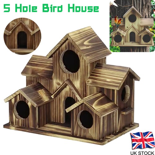 Wooden bird house hanging - bird,