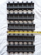 Playmobil Train Track 5 x Straight Plastic G Gauge VG Used condition