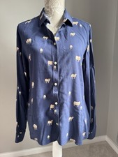 RYDALE NAVY SHEEP PATTERN LONG