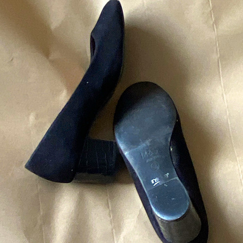 Women black suede - m&s,