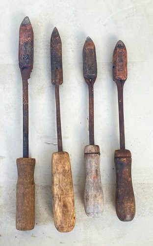 Lot vintage antique hand - lot, 4