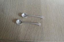 small silver salt spoons