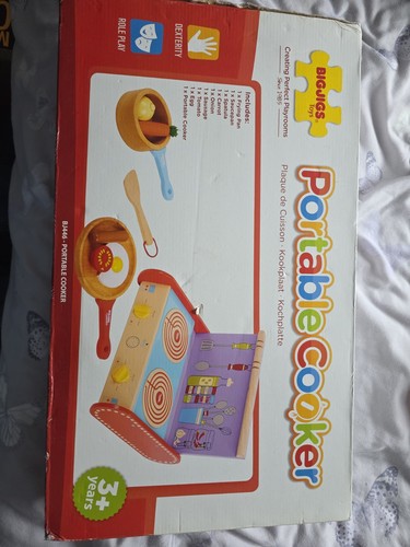 Bigjigs portable wooden cooker - bigjigs,